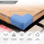 4PC Child Safety Corner Protectors, Thickened Anti-Collision Table Edge Bumpers Brown