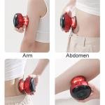 Electronic Cupping Therapy, Rechargeable Adjustable Handheld Cupping Therapy Massager with Red Light Therapy/12 Gears, Powerful Cupping Machine Massager for Back Body