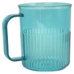 Toothbrush Cup, Unbreakable & Easy-to-Clean Holder for Toothbrush & Toothpaste, Blue