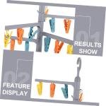 Limitless Drying Rack Clothes Drip Hanger Towel Laundry Drip Clip Plastic Laundry