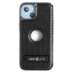 Leather Case for iPhone 13, Back Protector Slim Fit, Anti-Scratch, Black