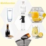 Oil Sprayer for Cooking, Food Grade Olive Oil Sprayer with 1 Silicone Basting Brush, 210ml Oil Mister, Premium Oil Bottle, Widely Used for Air Fryer, BBQ, Baking, Salad