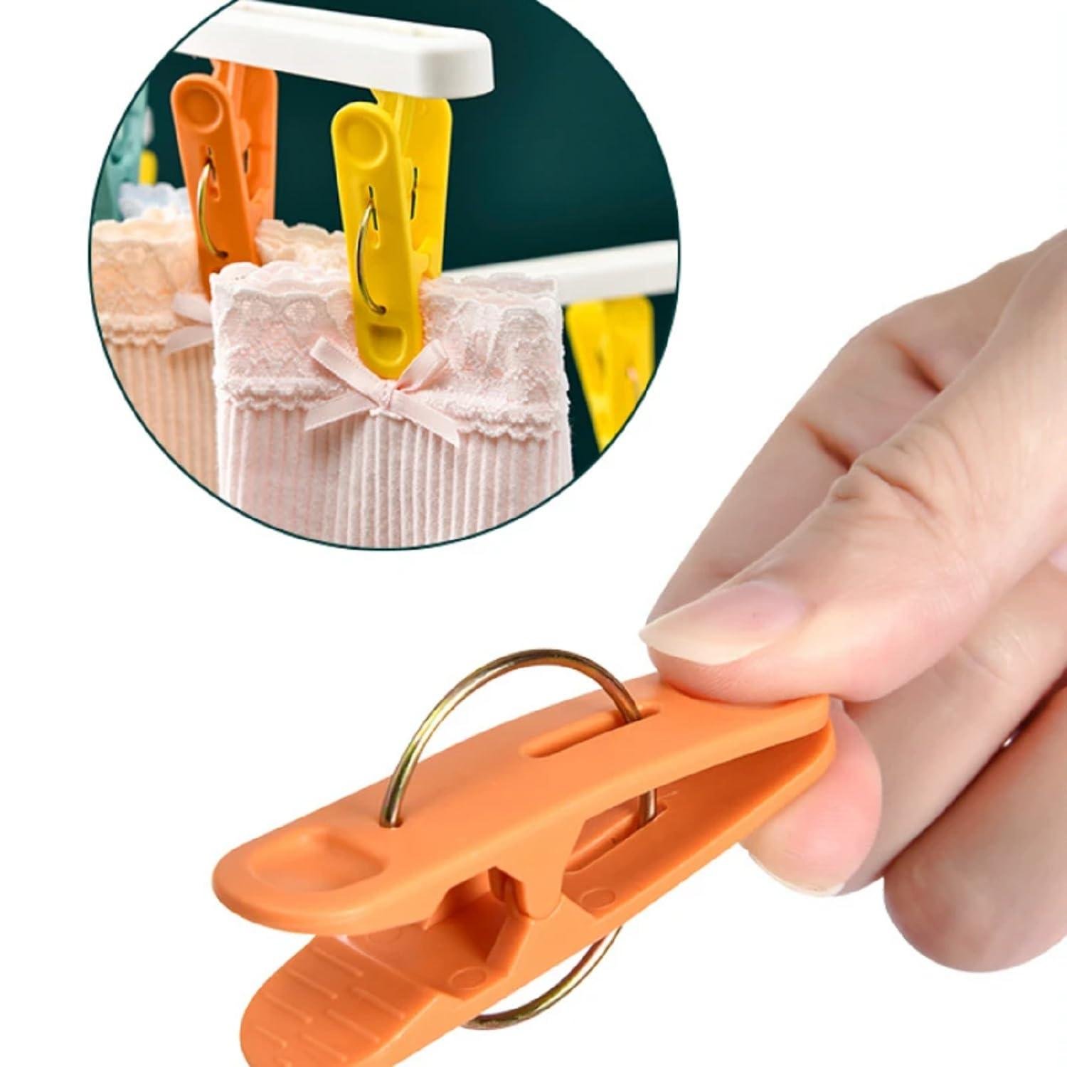 Limitless Drying Rack Clothes Drip Hanger Towel Laundry Drip Clip Plastic Laundry