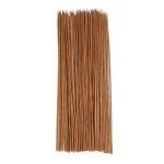 1Pack Carbonized Knotless Barbecue Skewers Perfect for Grilling, Barbecue,Meat, Brown