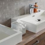 Essey Desgin Tissue Box - Wipy Cube I - Modern White 13 x 13 x 13 cm Weiss, White
