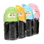 Limitless 200PCS Hair Scrunchies Satin Scarf Hair Tie Elastic Bow Hair Bands Silky Hair Ribbon Long Tail Ponytail Holder Hair Accessories for Women (Black-Naughty Pineapple, One Size)