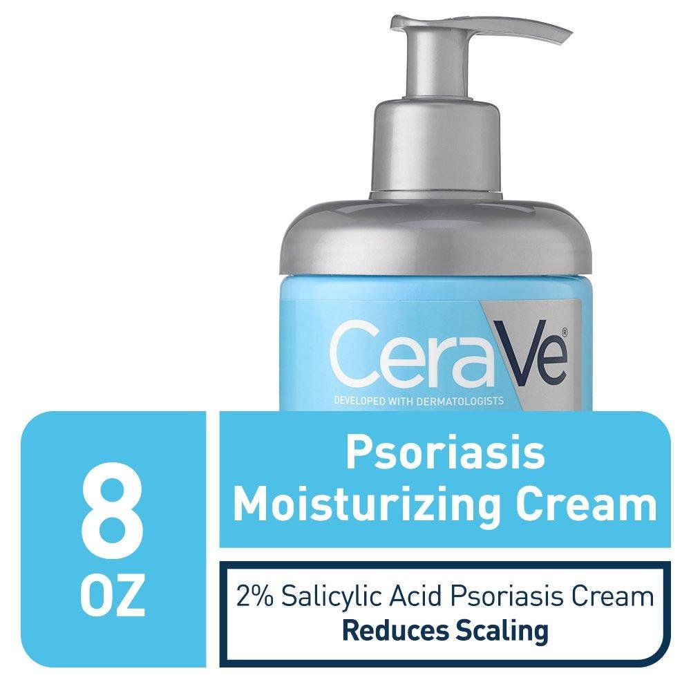 CeraVe Moisturizing Cream For Psoriasis Treatment, 8 Oz, 8 Ounce (Pack of 1)