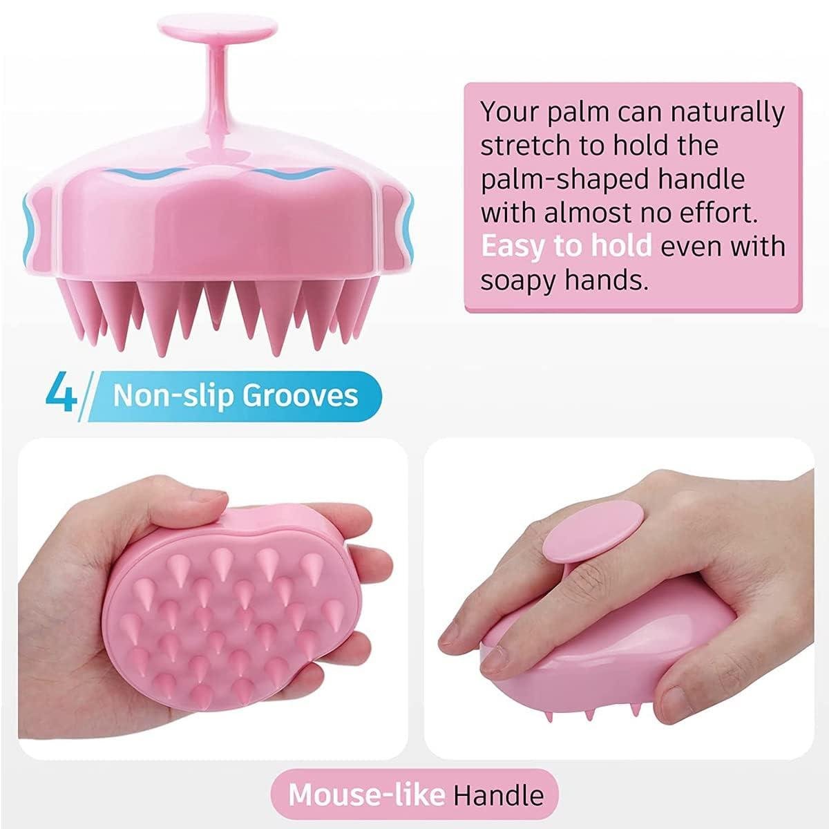 Limitless Hair Scalp Massager Shampoo Brush with Soft Flexible Silicone Scrubber