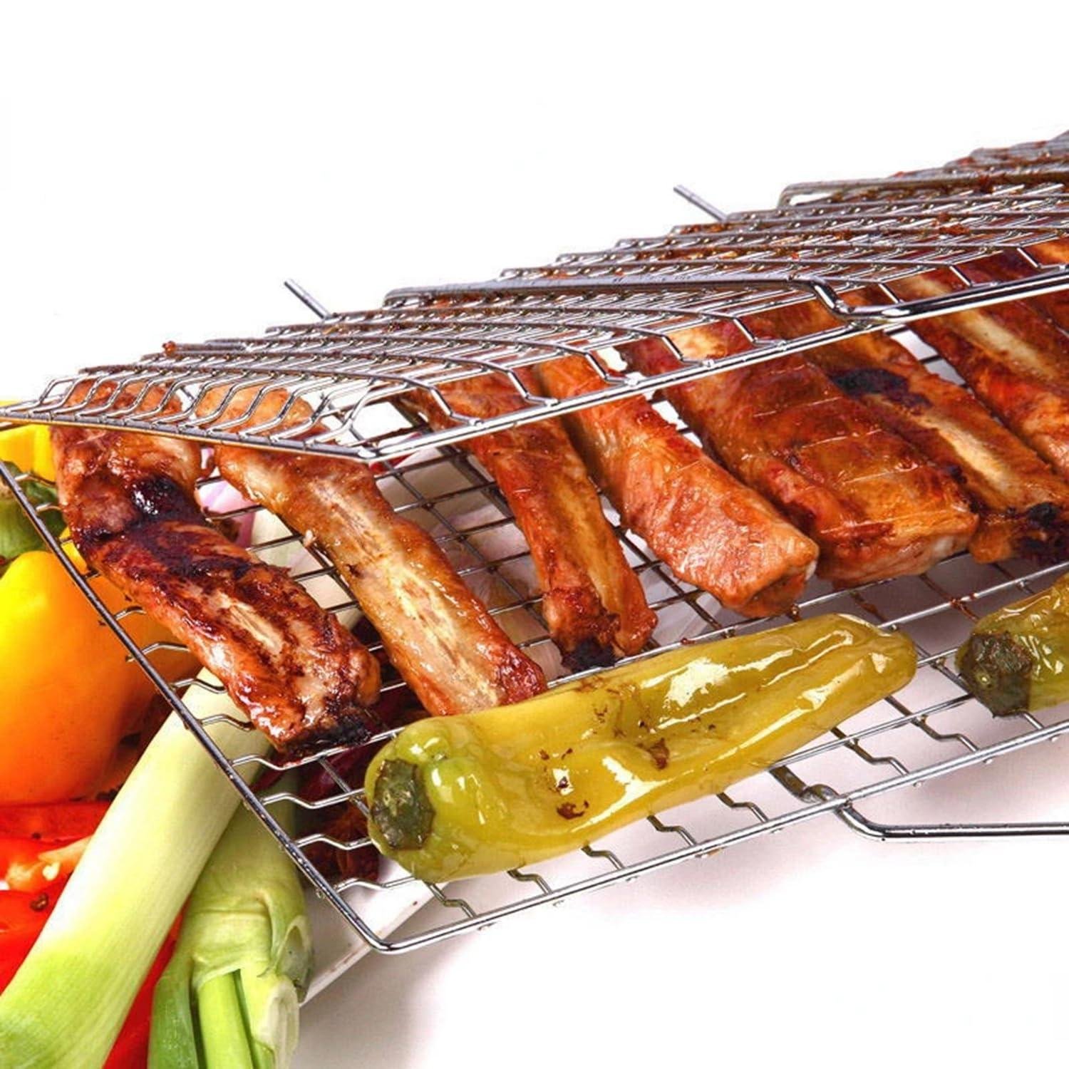 Limitless Folding Barbecue Net, Compact & Easy Grilling for Perfectly Cooked For BBQ