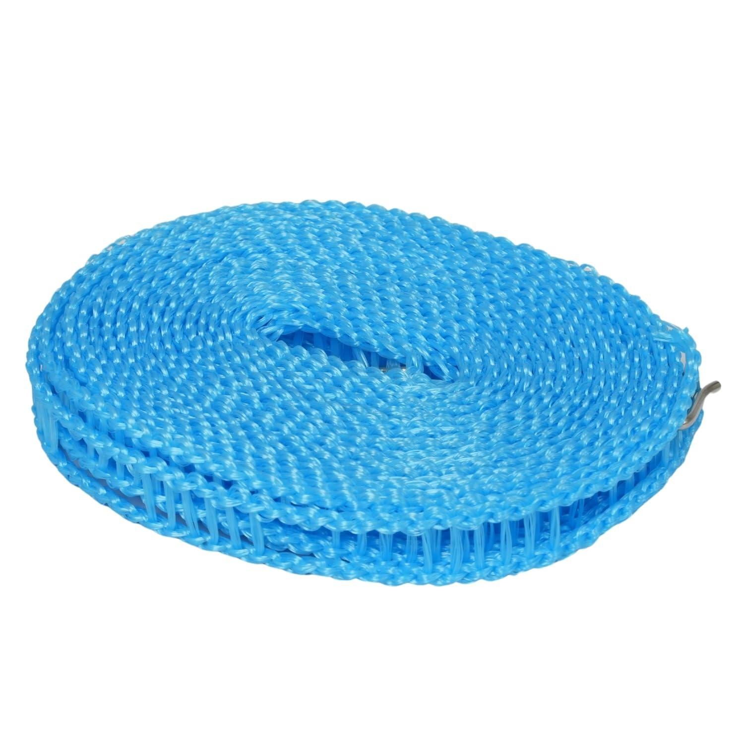 5M Windproof Reinforced Rope Weatherproof Outdoor Cord for Camping, Climbing, Blue