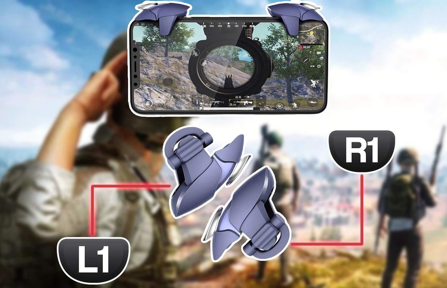 Mobile Controller Joystick Aim Button Tactile For iPhone & Android Smart Phone PUBG