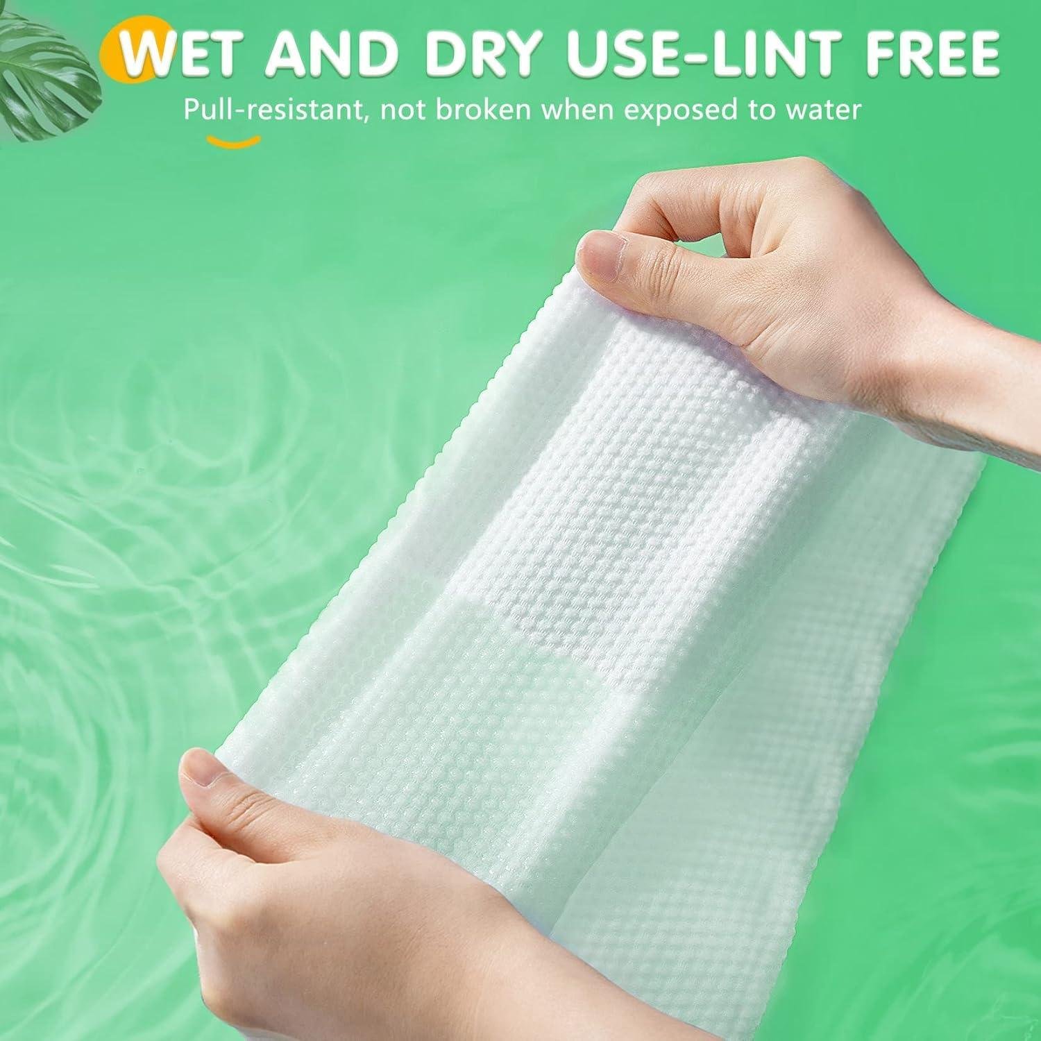 Limitless Disposable Face Towel Facial Tissue Soft Cotton Facial Cotton Tissue Dry Face Wipes Face Cloths for Women, Ultra Soft CleanTowels for Washing Face, Makeup Removing, Pink