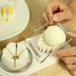 Kitchen Gadgets 2 in1 Multifunction Kitchen Egg Slicer Sectione Cutter Mold Flower Edges Gadgets Kitchen Tools