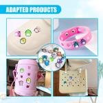 Limitless 4 Pack Hole Shoe Buckle Large Size Of Cute Cartoon Refrigerator Magnets for Posting Notes and Photos on Your Fridge OR Other Magnetic Surface (Assorted character)