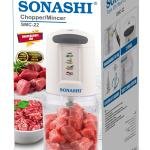 Limitless 500ML Chopper/Mincer/Grinder with Quad Blade 300W White/Grey SMC-22