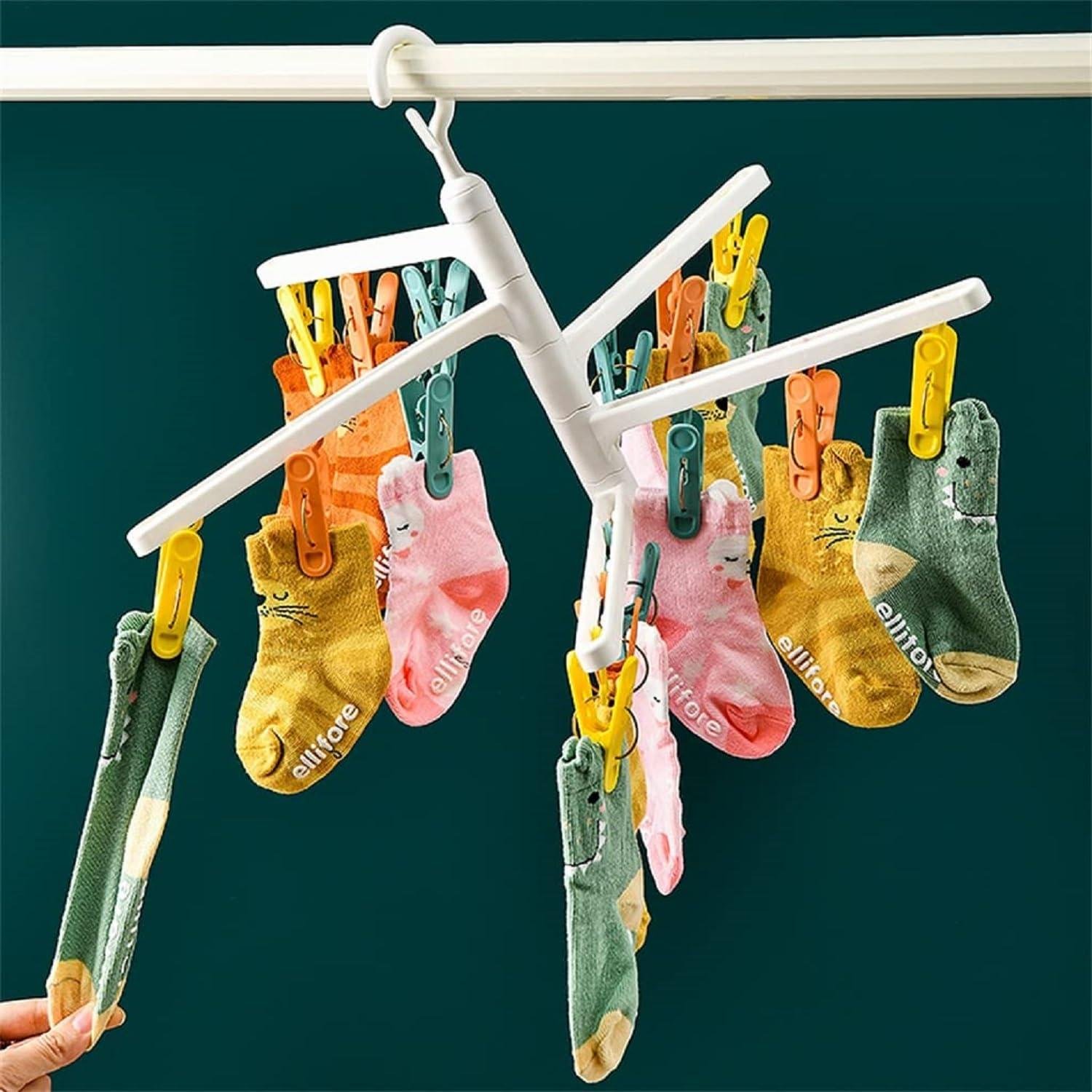 Limitless Drying Rack Clothes Drip Hanger Towel Laundry Drip Clip Plastic Laundry