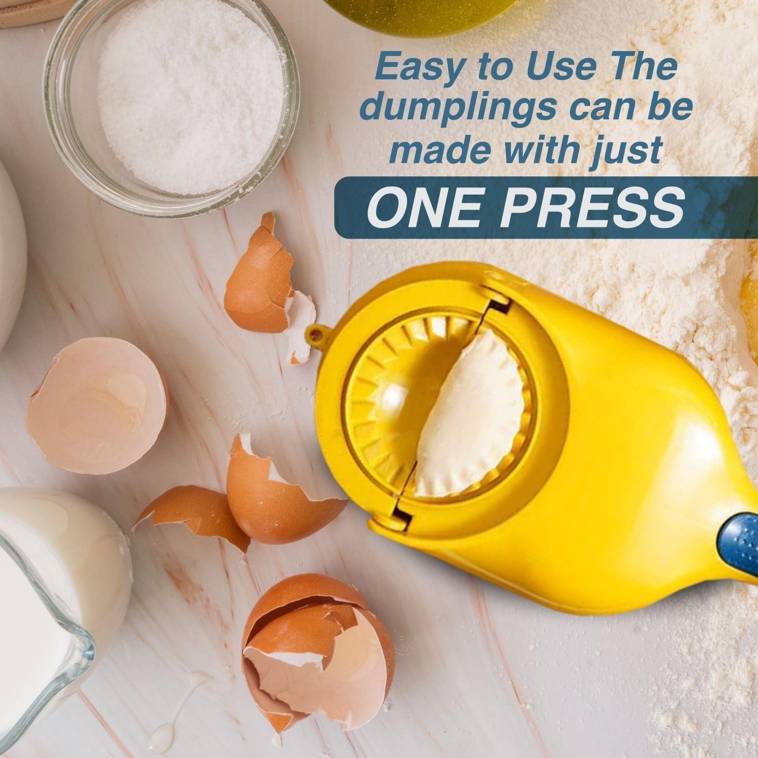 Limitless 2-in-1 Dumpling Maker,Perfect for Homemade Dumplings,Ravioli & More | Beige