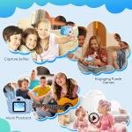 Limitless Children's Camera, Camera Children for 3 4 5 6 7 8 Years, HD Kids Digital Cameras, Children's Selfie Camera Christmas Birthday Gifts for Girls and Boys 3-12 - 32G SD Card Included (Blue)