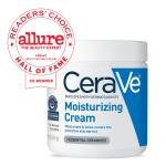 CeraVe Moisturizing Cream, Body and Face Moisturizer for Dry Skin, Body Cream with Hyaluronic Acid and Ceramides, 19 Ounce