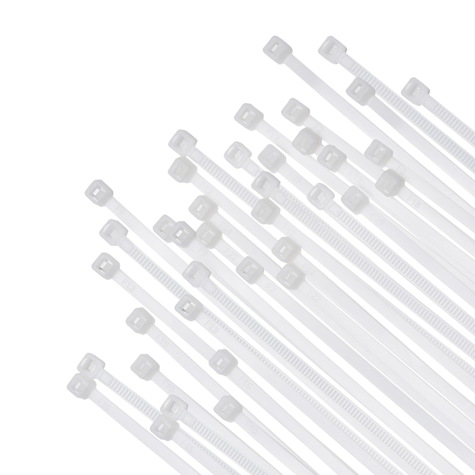Limitless 100PC Cable Ties Heavy-Duty Cable Ties – Secure & Organize with Industrial, Self-Locking Heavy Duty Nylon Plastic Zip Ties Wraps For Office, Household And Outdoor (TRANSPARENT-100PC)