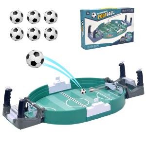 Limitless Interactive Table Football Toy, Mini Table Football Toy with 6 Pieces Football, Slingshot Toy, Football Tournaments Toy for Children Adults Christmas Birthday Party World Cup