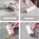 Limitless Large Lint Roller for Lint Removers Household Cleaning Easily Remove Pet Hair Dust and Debris from Floors Carpets and Furniture 20 Rolls 10Cm (Pink, 86523)