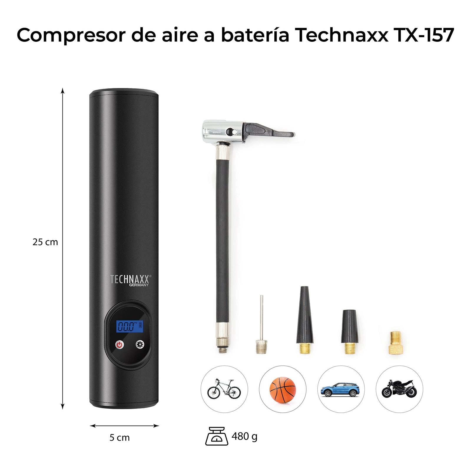 Technaxx 4906 Battery air Compressor