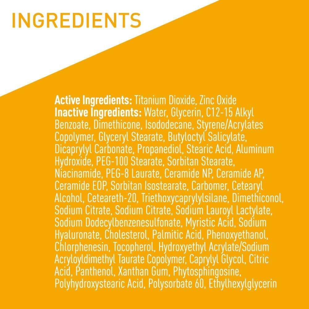 CeraVe 100% Mineral Sunscreen SPF 50 | Face Sunscreen with Zinc Oxide & Titanium Dioxide for Sensitive Skin | 2.5 oz, 1 Pack (Packaging May Vary)