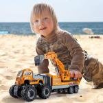 Limitless Crane Truck Toy, Chindren Construction Toy Cranes Truck Toy Sand Trucks Toys for Kids Birthday Gifts