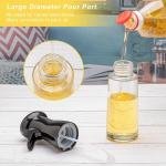 Oil Sprayer for Cooking, Food Grade Olive Oil Sprayer with 1 Silicone Basting Brush, 210ml Oil Mister, Premium Oil Bottle, Widely Used for Air Fryer, BBQ, Baking, Salad