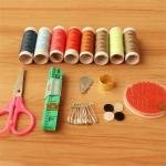 Limitless Oval Sewing Kit Treasure Box Traveller Emergency Clothing Fixer - Yellow