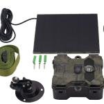 Technaxx 4G Wildcam TX-189 + 5W Solar Panel - 4MP FullHD Video Resolution, PIR Motion Detection up to 12m, 18000 mAh Battery Powered, Night Vision, 4G Mobile Network Connection, Viewing Angle 100°