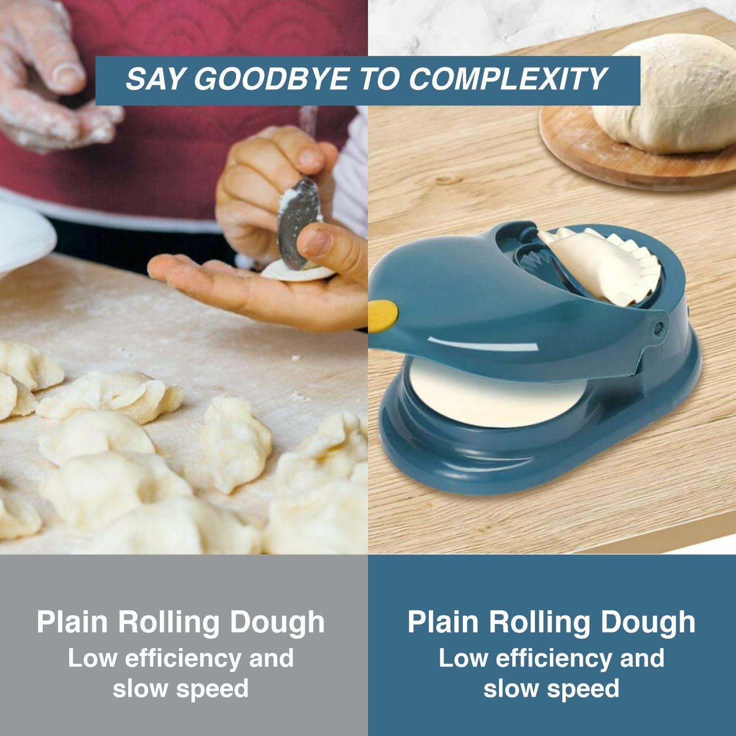 Limitless 2-in-1 Dumpling Maker,Perfect for Homemade Dumplings,Ravioli & More | Beige