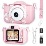 Limitless Children's Camera, Camera Children for 3 4 5 6 7 8 Years, HD Kids Digital Cameras, Children's Selfie Camera Christmas Birthday Gifts for Girls and Boys 3-12 - 32G SD Card Included (Blue)