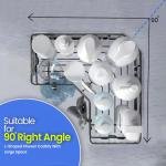 Shower Caddy 3 Pack, Adhesive Shower Organizer for Bathroom Storage & Kitchen, No Drilling, Large Capacity, Rustproof Stainless Steel Bathroom Organizer