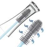 Limitless Bottle Cleaner Brush Silicone Bottle Brush Multifunctional Bottle Cleaning Brushes Long Bottle Brush for Baby Bottles Sports Bottle Vase Glassware
