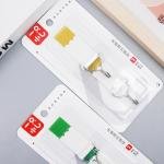 Limitless Simple Round Traceless Hook Adhesive Nail Free Utility Hooks, Stick On Hook For Hanging Towel Cloth, For Kitchen, Closet, Cabinet, Toilet, Ceiling | Round Traceless - White