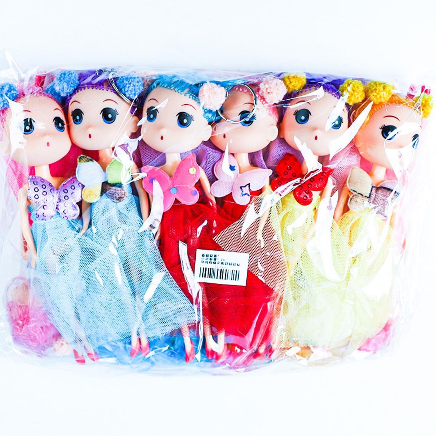 Keychain Long Skirt Doll Premium Quality, Anti-Lost, Handcrafted Assorted Color