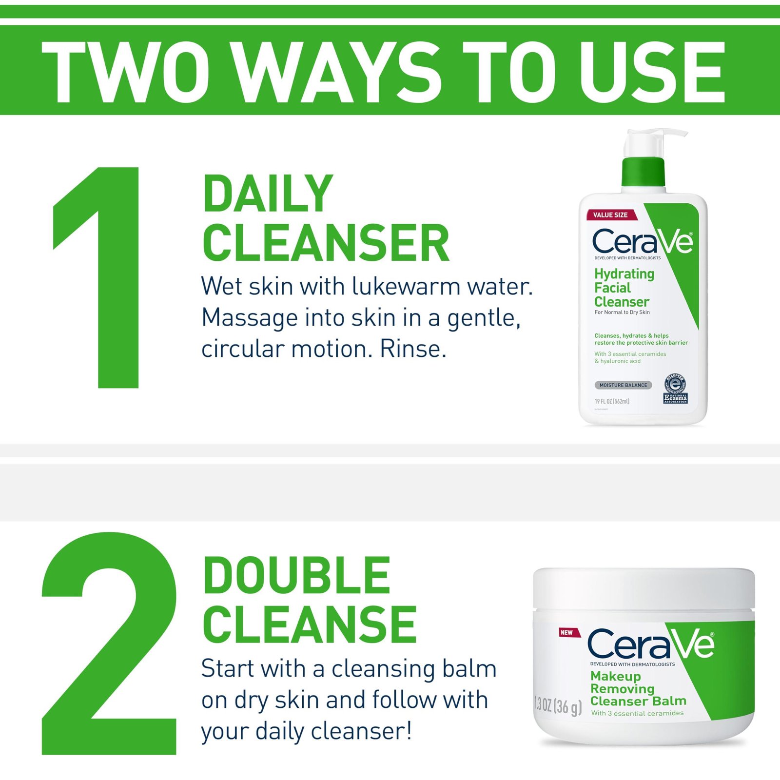CeraVe Hydrating Facial Cleanser | Moisturizing Non-Foaming Face Wash with Hyaluronic Acid, Ceramides and Glycerin | Fragrance Free Paraben Free | 19 Fluid Ounce