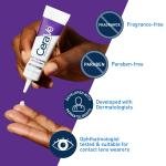 CeraVe Eye Cream for Wrinkles Under Eye Cream with Caffeine, Peptides, Free & Ophthalmologist Tested 0.5 Ounces, 0.5 Ounce (Pack of 1)