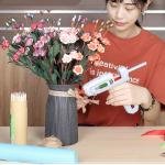 Limitless Hot Glue Gun, 100W Hot Melt Glue Gun with 20pcs 200mm x 11mm Hot Glue Sticks, for Art, DIY, Small Craft Projects and Daily Home Quick Repair