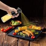 Oil Sprayer for Cooking, Food Grade Olive Oil Sprayer with 1 Silicone Basting Brush, 210ml Oil Mister, Premium Oil Bottle, Widely Used for Air Fryer, BBQ, Baking, Salad