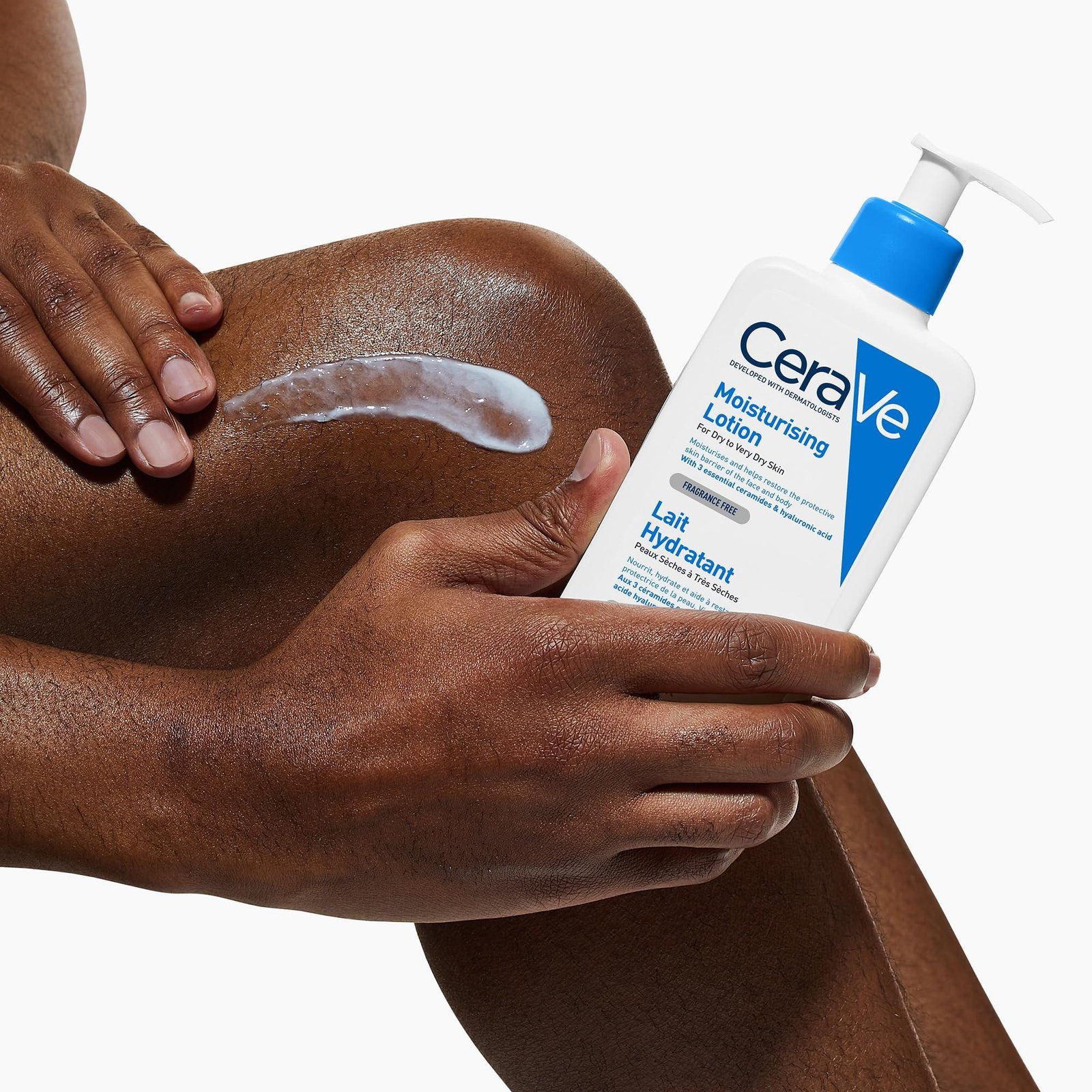 CeraVe Moisturizing Lotion | 24H Body and Face Moisturizer for Normal to Dry Skin with Hyaluronic Acid and Ceramides | Non-comedogenic, oil-free, Fragrance Free | 8Oz, 236 ML