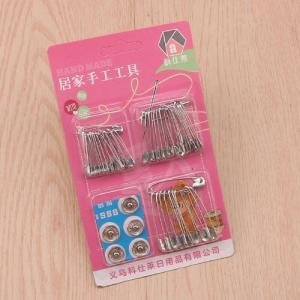 Limitless 4PC Sewing Kit, Traveler Emergency Clothing Fixes Accessories, Portable Complete Hand Sewing Kit for Quick Clothes Repairs, Including Needles, Thread, Scissors and Buttons