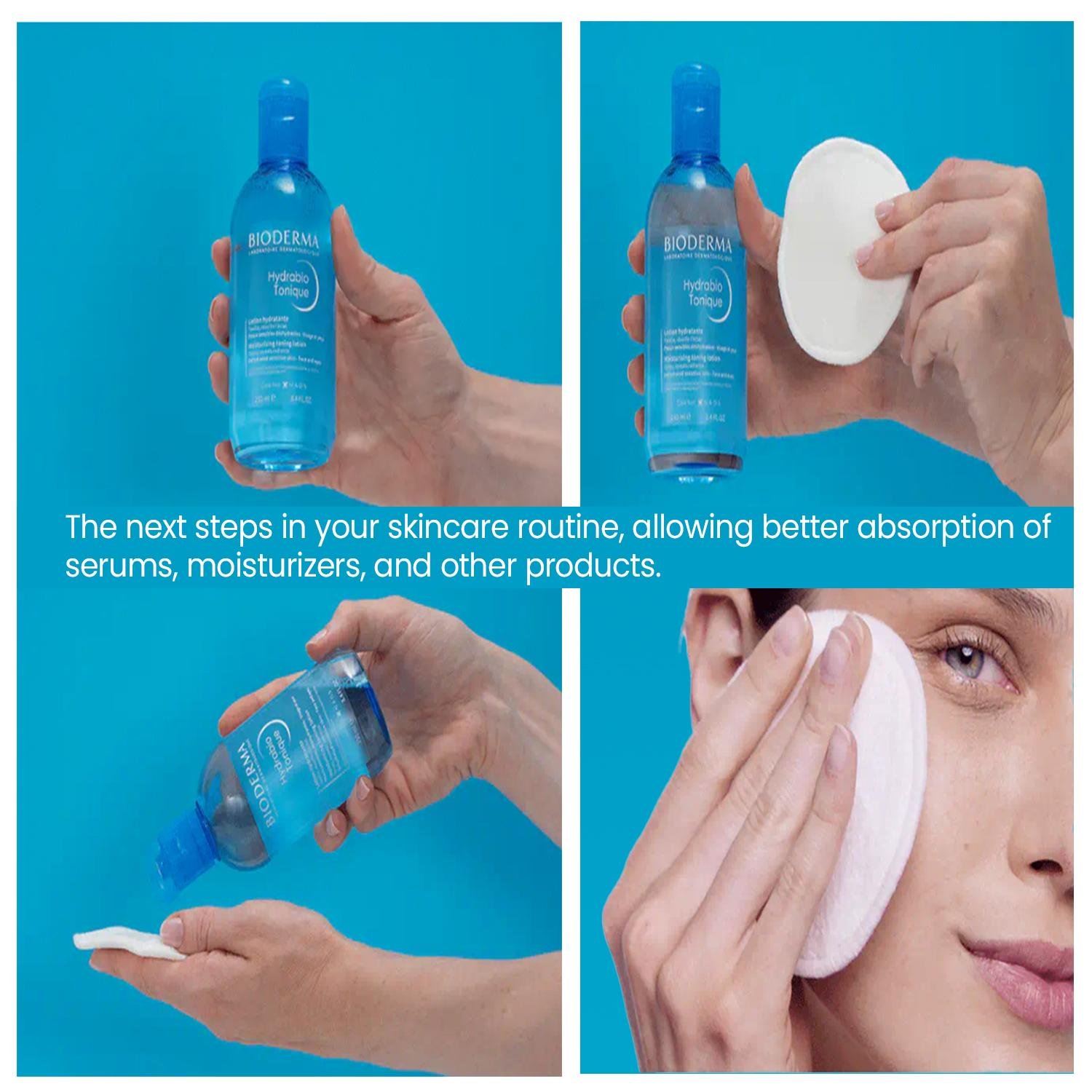 Bioderma Hydrabio Tonique Moisturizing Toning Lotion For Dehydrated Skin, 250ml