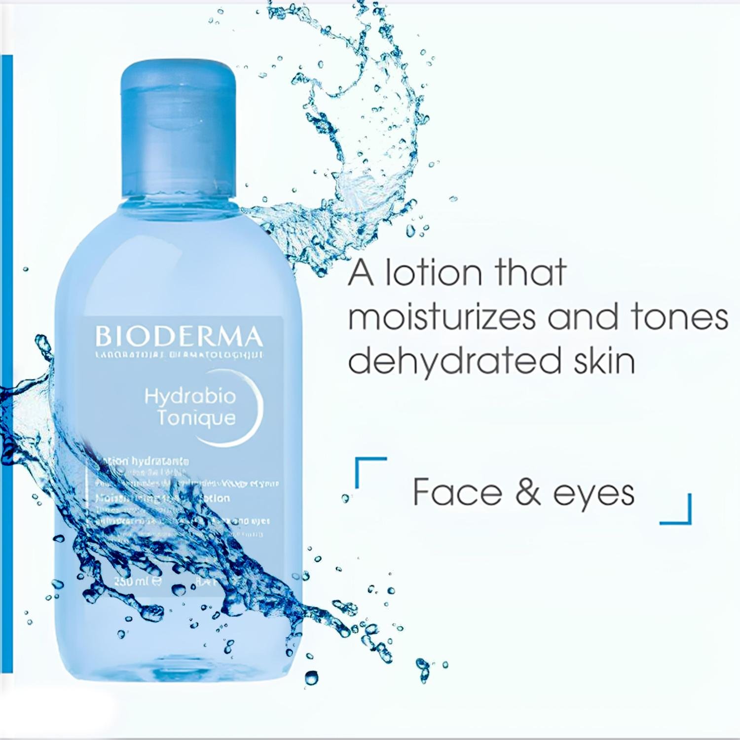 Bioderma Hydrabio Tonique Moisturizing Toning Lotion For Dehydrated Skin, 250ml