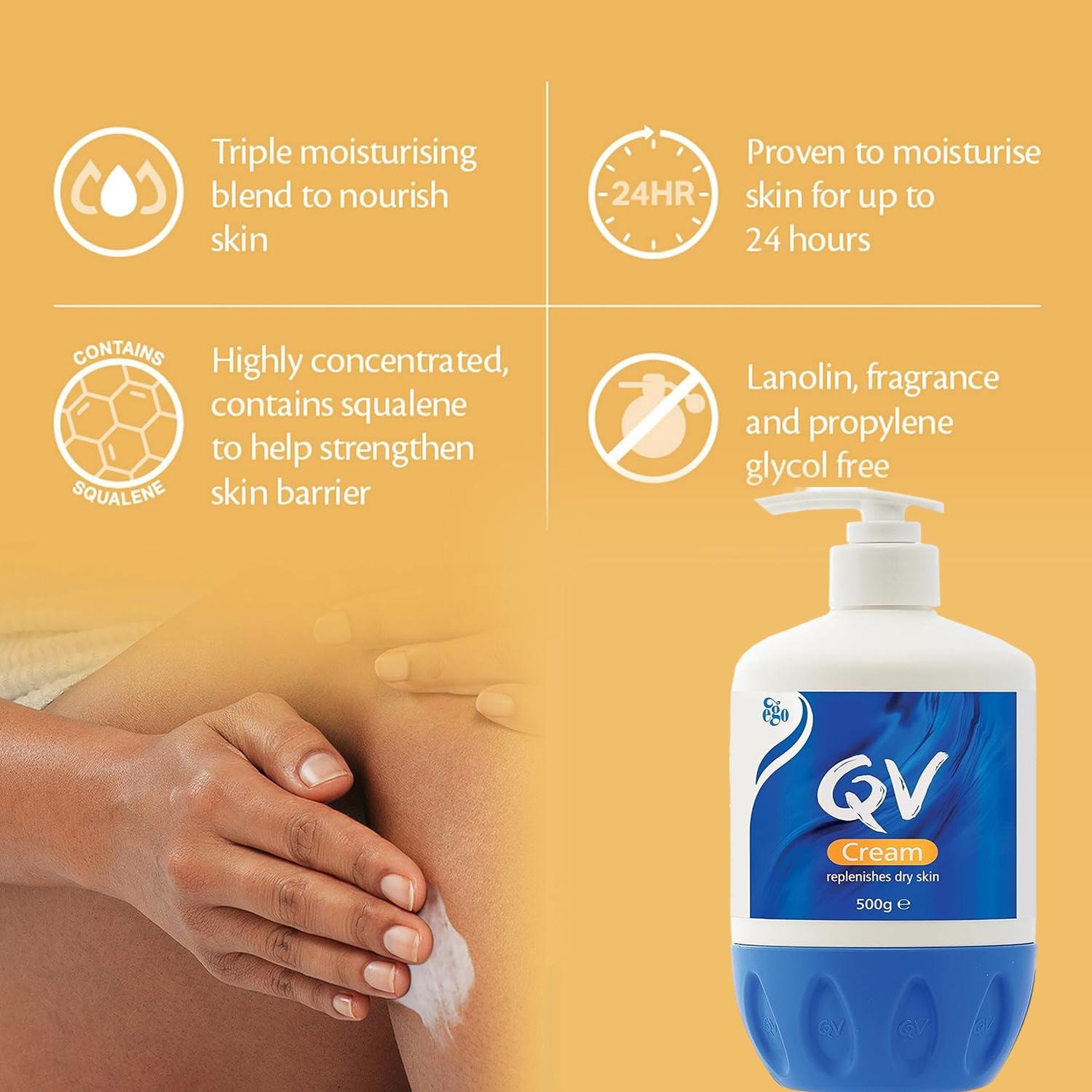 QV, Cream Replenish Your Skin, 500 grams