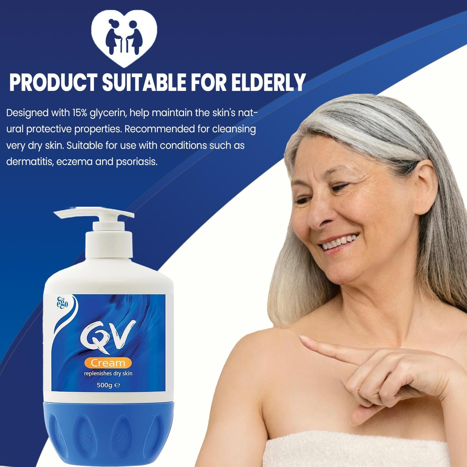 QV, Cream Replenish Your Skin, 500 grams