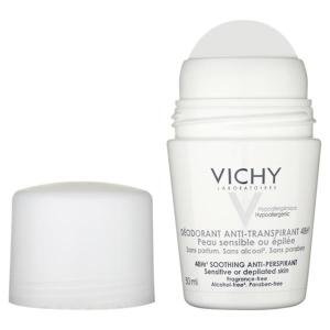 Vichy Deodorant Roll-On Sensitive Anti-Translucent 48h Double Pack of 2 x 50 ml