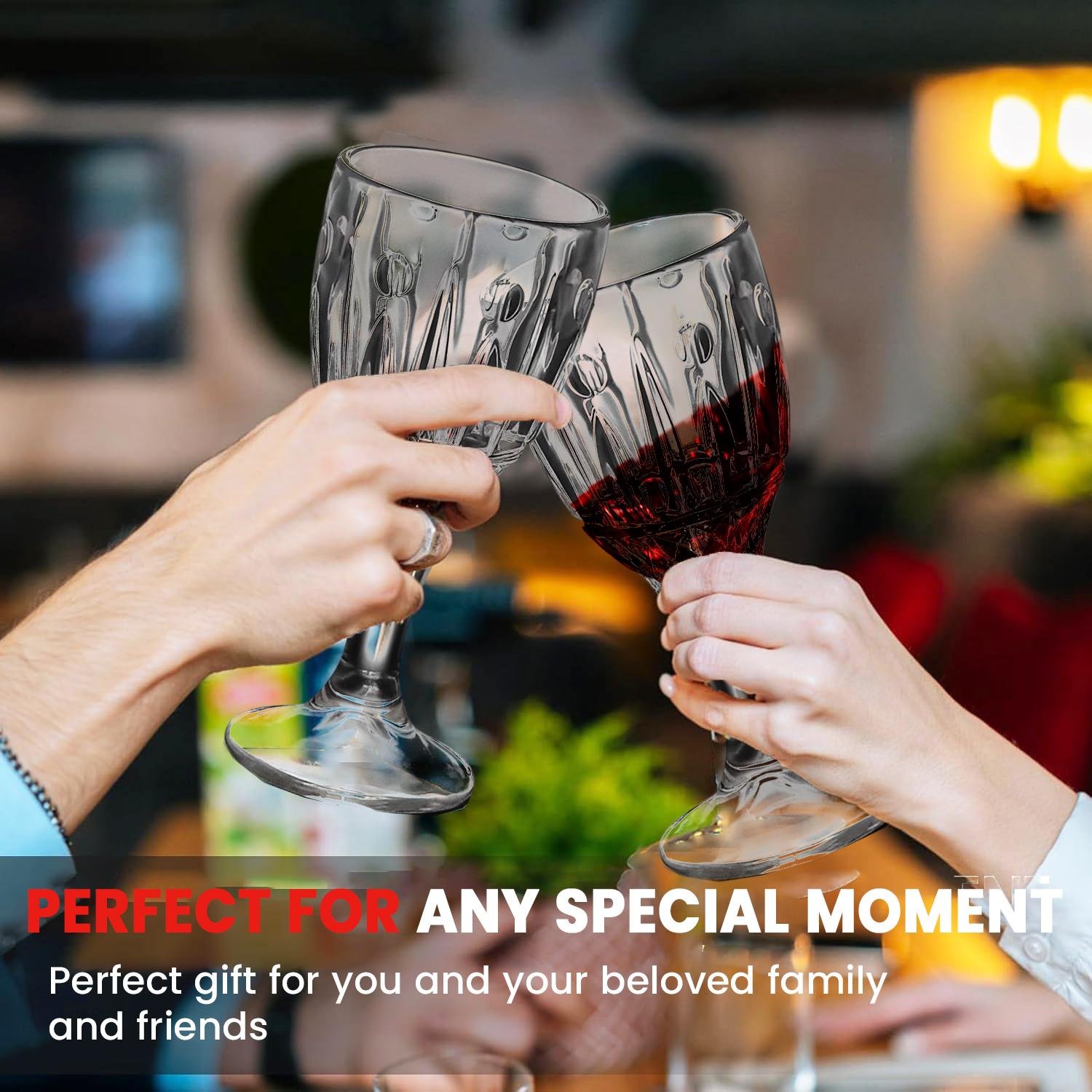 Limitless Wine Glass – Elegant and Durable Crystal Glass | 130ml Capacity |